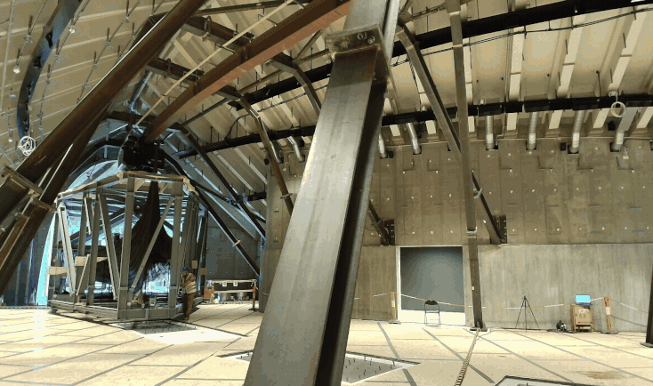 a gif of a ship moving in a case